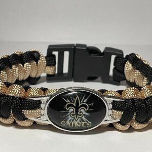 New Orleans Saints NFL Paracord Bracelet NEW